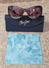 Maui Jim MJ 134-07 Hibiscus Sunglasses Italy Polarized w/ Case Cloth