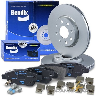 BENDIX BREMSSCHEIBEN Ø257 +BREMSBELÄGE VORNE FÜR OPEL ADAM CORSA D