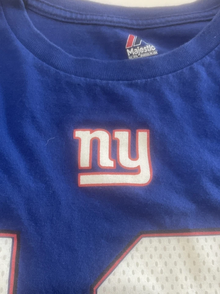Camisa de los New York Giants para hombre grande NFL fútbol americano Odell Beckham Jr 13 manga larga Ma Foto 4 de 4
