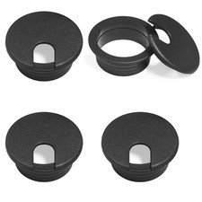 4 Pcs Desk Grommet 2 Inch, ABS Plastic Desk Hole Cover for Cables, U-Shaped Grom