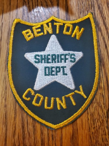 Vintage Benton County Sheriff's Office in Oregon.