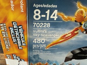 Retired Lego LEGENDS OF CHIMA Vultrix's Sky Scavenger 70228 99.5% Complete