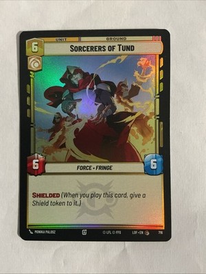 Star Wars Card Trader Unlimited Sorcerers of Tund Foil #716 Legends of the Force