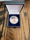 1999 American Eagle Colorized Silver $1 Dollar Coin - Walking Liberty Flag