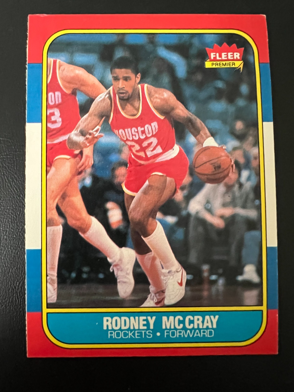 1986-87 Fleer Basketball Rodney McCray #71 Houston Rockets EX-NM