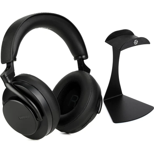 Shure AONIC 50 Gen 2 Wireless Bluetooth Noise-canceling Headphones with Stand -