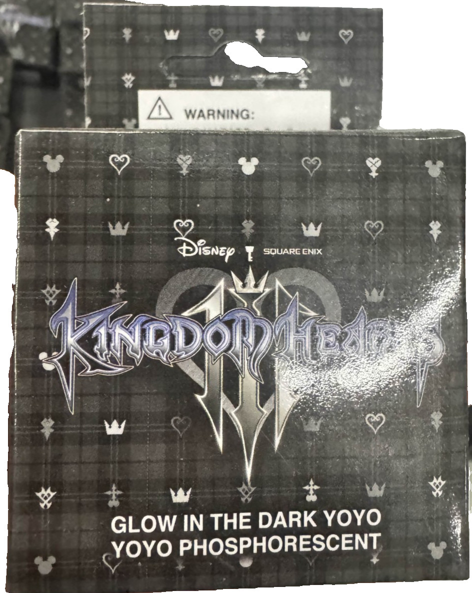Officially Square Enix / Disney Kingdom Hearts III Glow in Dark Yo-Yo *NEW*