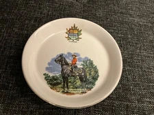 VTG Lord Nelson Pottery England Trinket Dish Royal Canadian Mounted Police 1968
