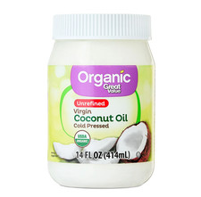 Great Value Organic Unrefined Virgin Coconut Oil, 14 fl oz