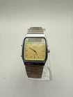 Vintage Q Timex 1982 Ana-Digi Reissue featuring both analog and digital displays
