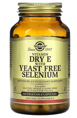 Solgar TROCKENVITAMIN E mit SELEN 100 Kapseln