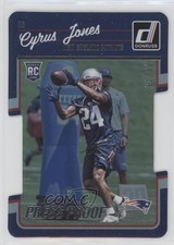 2016 Donruss Rookies Press Proof Silver Die-Cut 75/75 Cyrus Jones #310 7l6