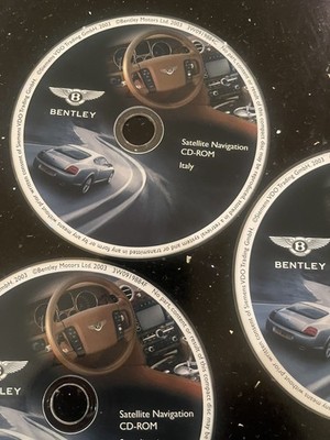 Bentley Sat Nav Disk Set Europe  Mk1