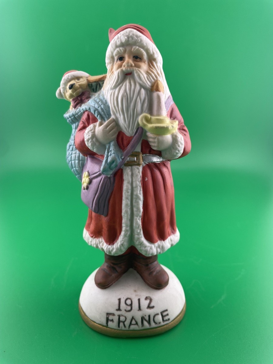 Collectable Vintage Old World Santa Claus Ceramic Christmas