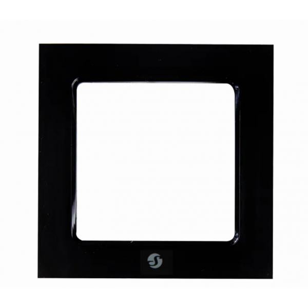 Shelly Wall Frame 1 - Placca da parete nera compatibile Legrand - Immagine 4