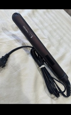 Remington S3500 Ceramic Flat Iron Hair Straightener, Black Pink, 40W Electric