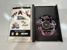 Space Jam (Sega Saturn, 1996) CIB Complete in Box with Manual + Foam Tested EXC