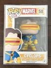 Funko Pop! Marvel X-Men Cyclops #58 Vinyl Figure. Mint with Protector Box