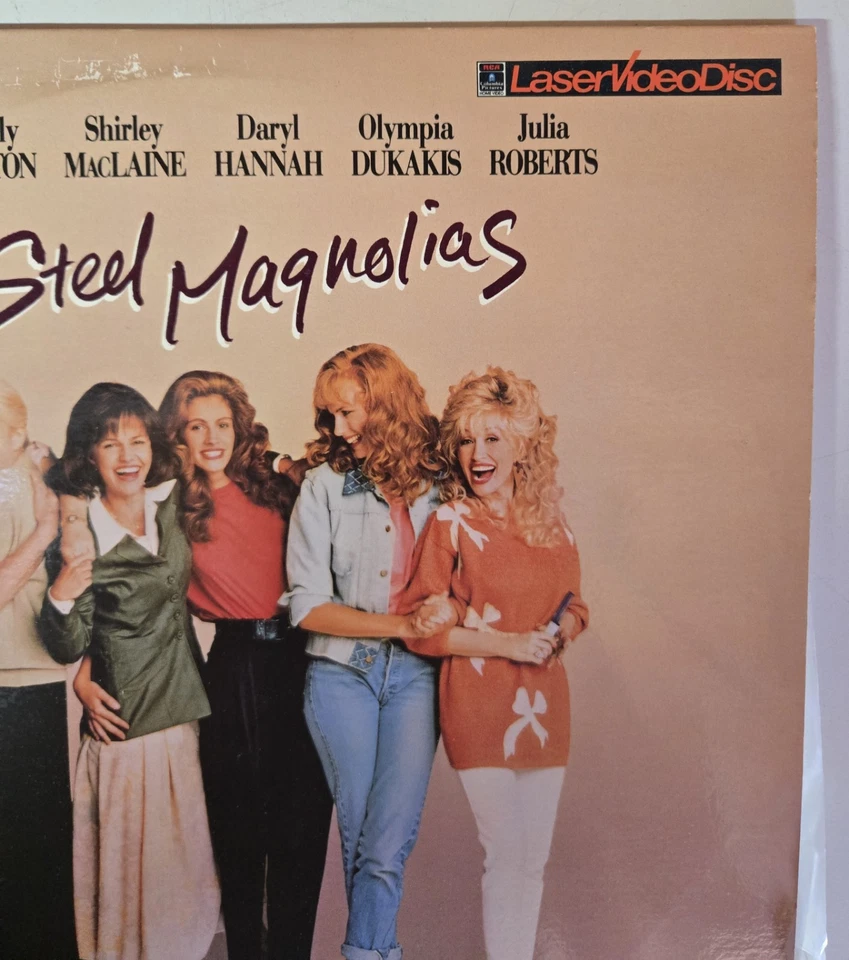 Steel Magnolias Lazerdisc Movie 1989 TRI-STAR release Julia Roberts Foto 2 de 4