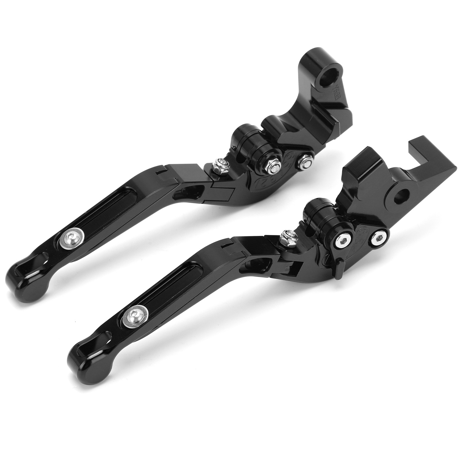 (Black)2Pcs Motorradbremshebel Von Cnc Aluminium -Legierung FüR XJ6 Diversion-image