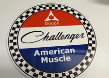 Dodge Challenger nostalgia Sign .. minor blem