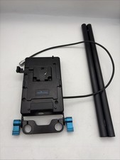 Indipro V-Mount Battery Plate for BMPCC 4K/6K/6K Pro w/ 15mm Rod Mount