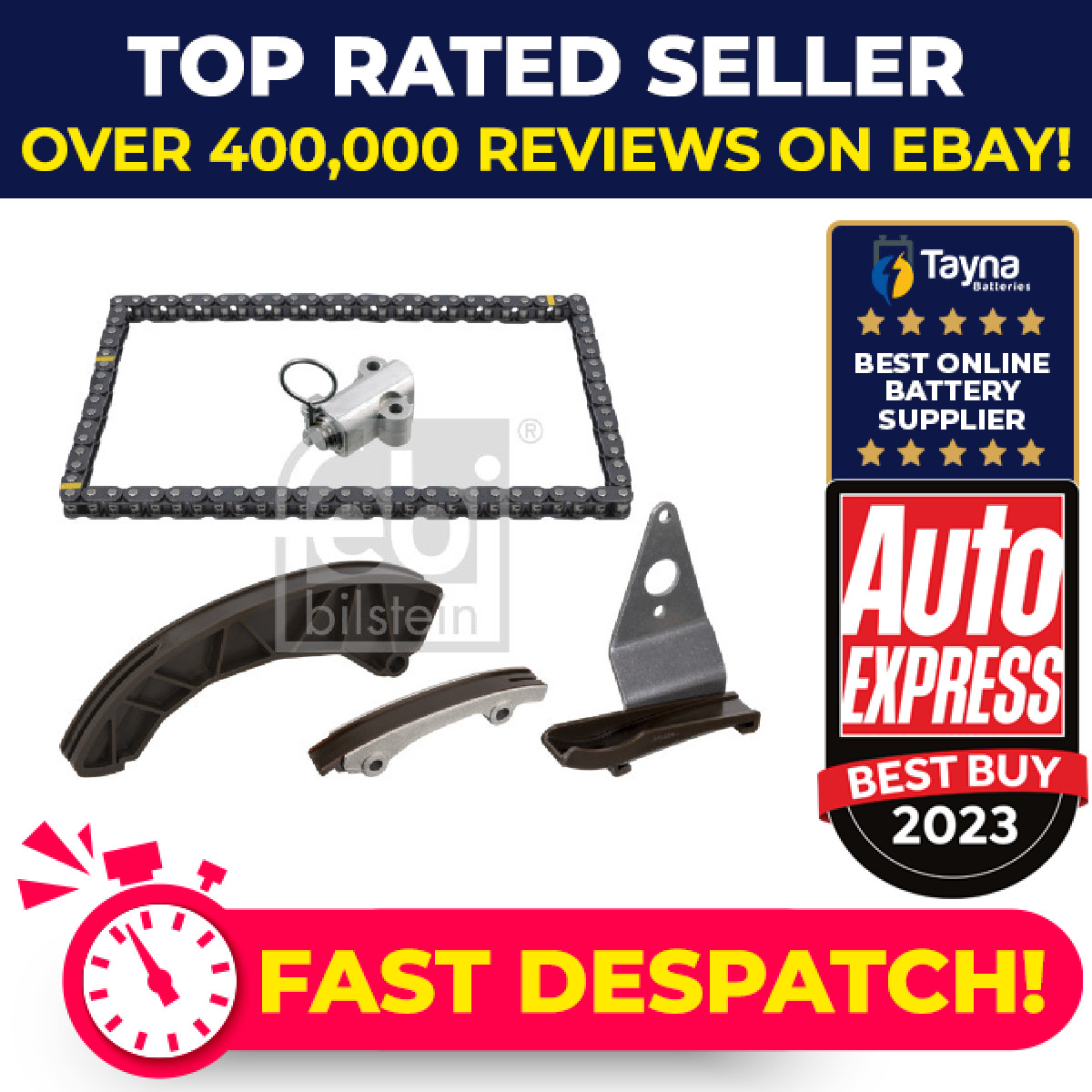 Timing Chain Kit fits HYUNDAI i30 GD, PD, PDE 1.6D 2011 on D4FB 243512A600 Febi