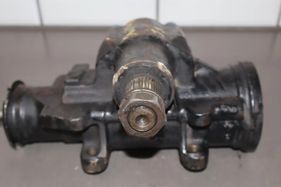 02-07 GMC 2500HD Caja de cambios de dirección asistida superior azul sin núcleo Foto 3 de 4