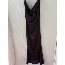 Sleek Black Sleeveless Maxi Dress Formal Evening Gown Party Cocktail