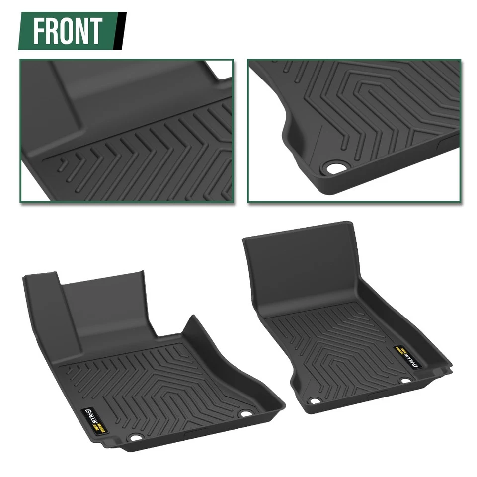 Tapetes forros TPE aptos para Mercedes-Benz Clase C 2015-2021 sedán todo tipo de clima Foto 3 de 4