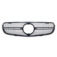 FRONTGRILL IM DIAMANT-DESIGN, GLÄNZEND SCHWARZ, FÜR MERCEDES GLC X253 C253 15-19 FRONTGRILL IM DIAMANT-DESIGN, GLÄNZEND SCHWARZ, FÜR MERCEDES GLC X253 C253 15-19
