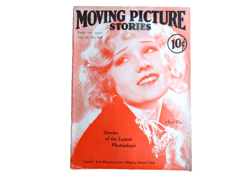 Moving Picture Stories – June 10, 1930 – Anita Page 