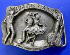 The Third National Couple Square Dance Convention 1988 Commemorative Belt Buckle