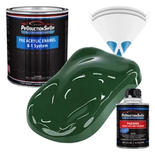 ProductionShop High Gloss Hunter Green Acrylic Enamel Quart Kit, Auto Paint