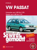 PDF VW Passat B3 (1988-1997) Reparaturanleitung So Wird`S Gemacht