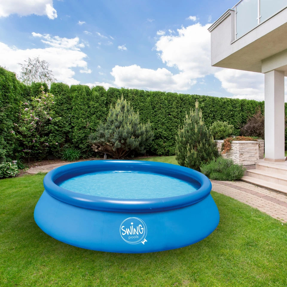 HAF® Quick Up Pool Aufstellpool Schwimmbecken blau rund 457 x 122 cm ohne Filter - Bild 3 von 4