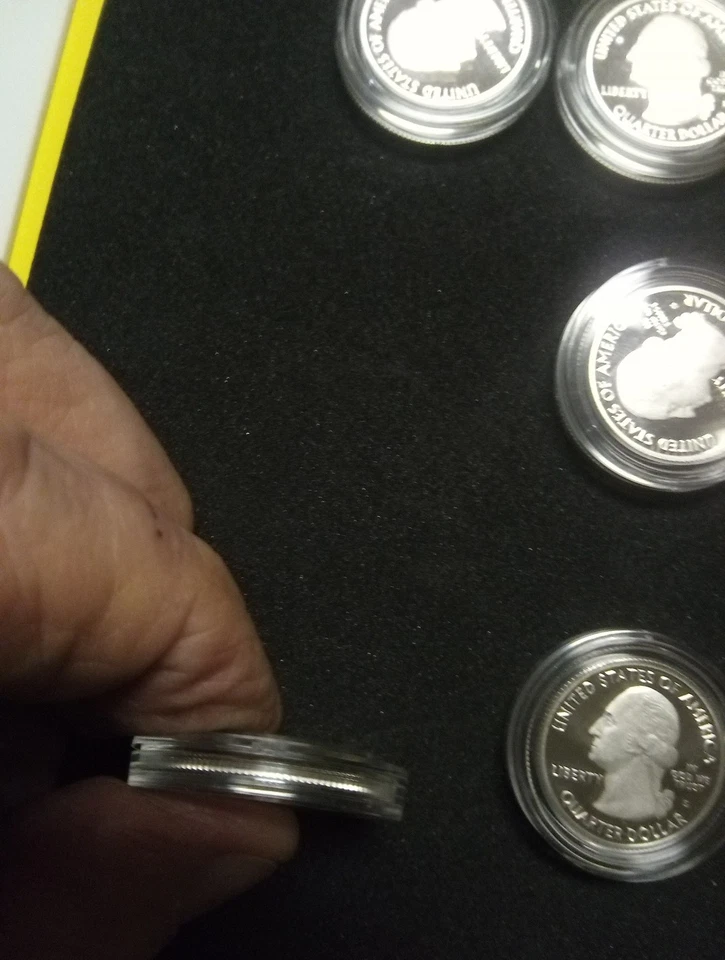 40 moedas de 25 centavos em cápsulas à prova de prata 2017, Fredrick Douglas, Washington DC - Imagem 4 de 4