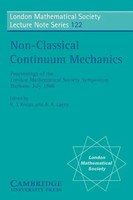 R. J. Knops (U. A.) | Non-Classical Continuum Mechanics | Taschenbuch | Englisch
