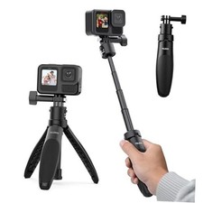 40cm Selfie Stick Tripod, Extendable Monopod for GoPro and Action Cameras