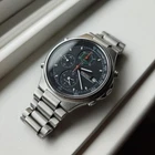 Seiko 7T42-6A10 Quartz Chronograph Alarm Vintage Watch 1990