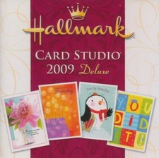 Hallmark Card Studio 2009 Deluxe PC DVD 9k greeting project crafts invitations 
