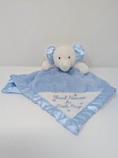 Little Me Thank Heaven for Little Boys Elephant Rattle Lovey Security Blanket