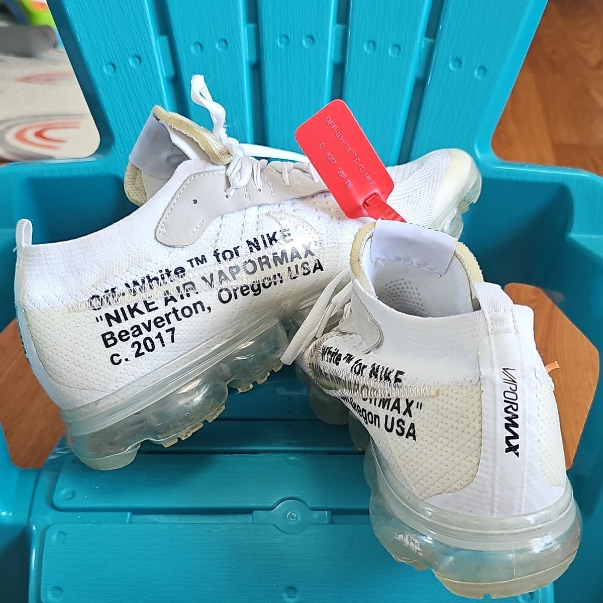Nike x Off-White Air VaporMax White/Total Orange-Black 