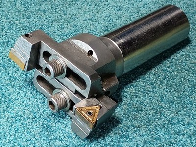 DeVlieg Twin-Bore MTP-50-SS12C Micro Adjustable 2-3'' Boring Bar 5''OAL 1.25'' SHK