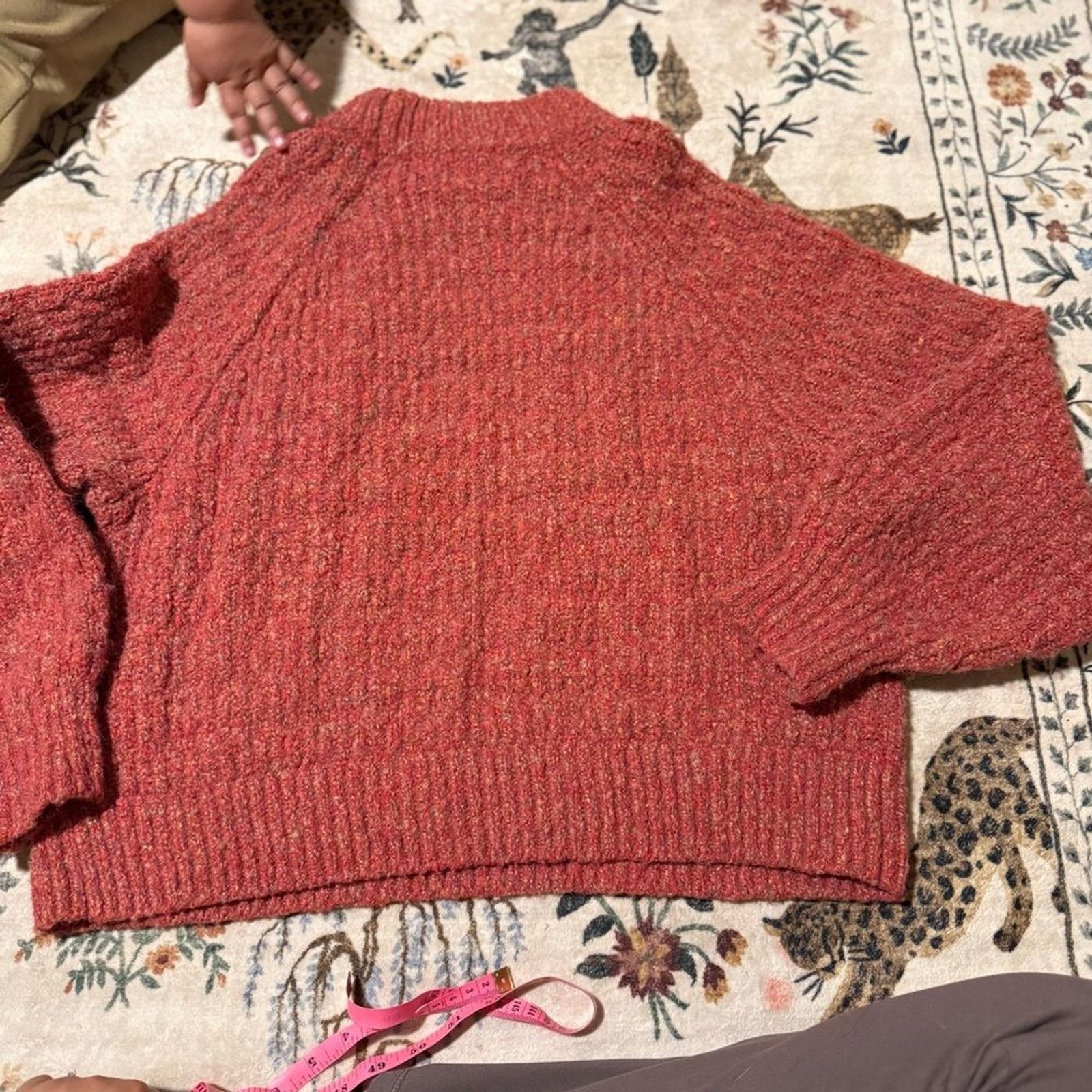 Universal thread mock turtleneck pullover sweater… - image 3