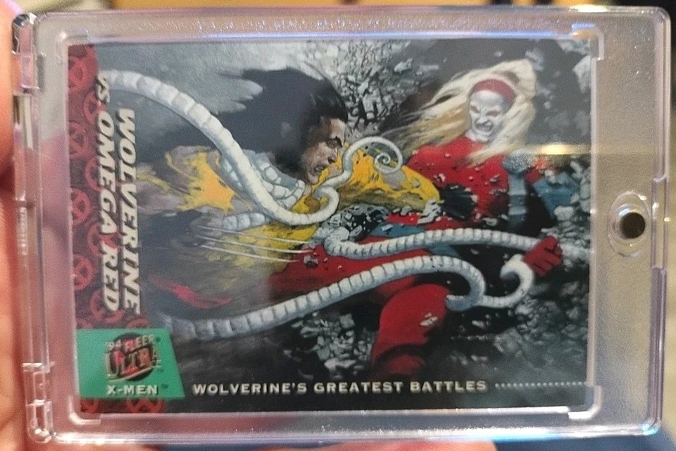 WOLVERINE vs OMEGA RED 1994 X-Men Fleer Ultra Greatest Battles #139. NM-MINT ! - Image 2 of 4