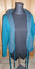 Shirt, Jacke sehr ausgefallen von Cora Kemperman Gr M petrol