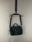 George Gina & Lucy Womens Crossbody Bag Blue Cotton Zipper