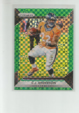2016 Panini Prizm Prizms Green Power #114 C.J. Anderson 27/49
