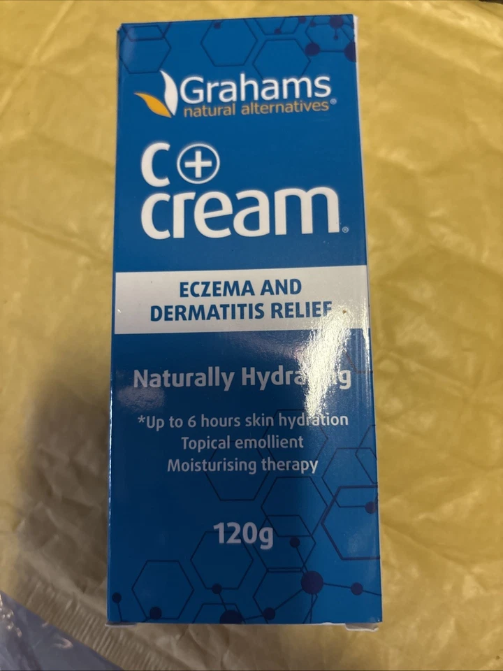 GRAHAMS NATURAL ALTERNATIVES Grahams Natural C+ Cream Eczema & Dermatitis Relief 120g